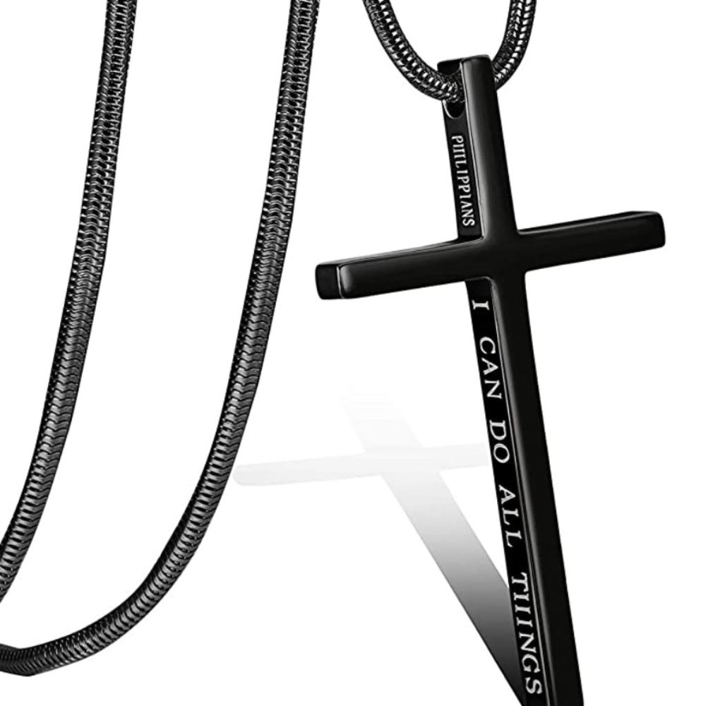 Stainless Steel Cross Necklace - Picture 2 of 10